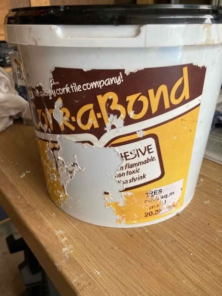 Photo of free Cork flooring glue (Chells Manor SG1) #1