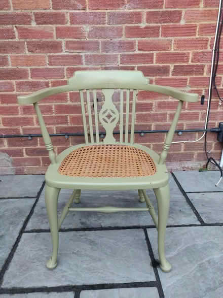 Photo of free Wooden carver chair painted (Liphook GU30) #1