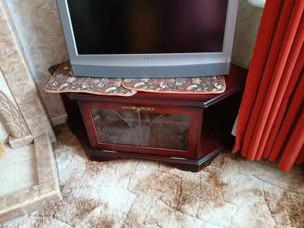Photo of free Wooden corner tv cupboard (LU1. Caddington) #1