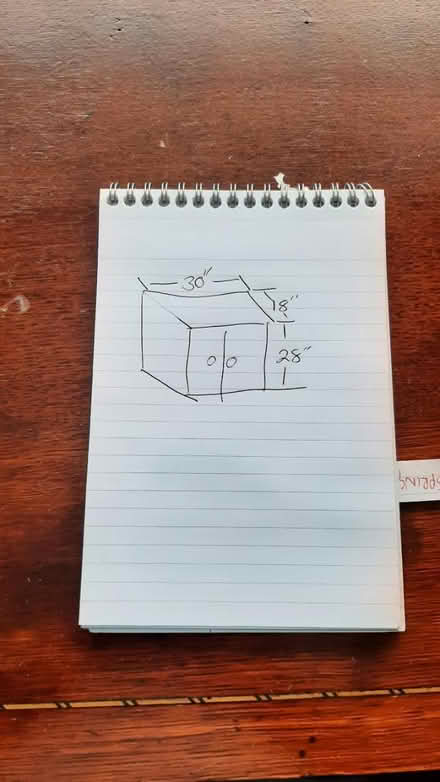 Photo of free Small wooden cupboard (peacehaven) #3