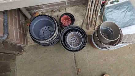 Photo of free Selection plastic plant pots (Leckhampton GL53) #1