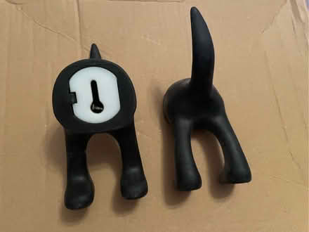 Photo of free 2 IKEA dog tail wall hooks. (Hathershaw OL8) #1