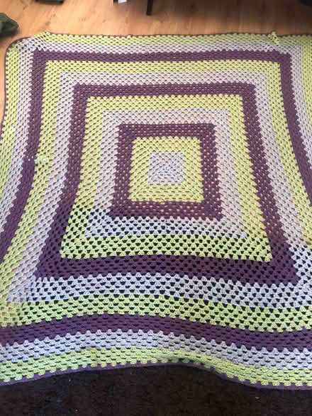 Photo of free Colourful Crocheted blanket (Spital, Wirral) #1