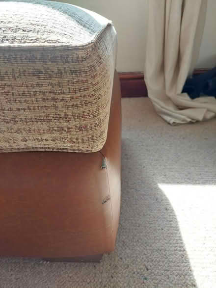 Photo of free Brown Ottoman/ footstool (Willenhall WILLENHALL WV12) #3
