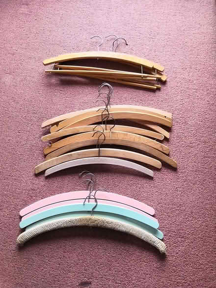 Photo of free Wooden coat hangers (Bearwood BH11) #1