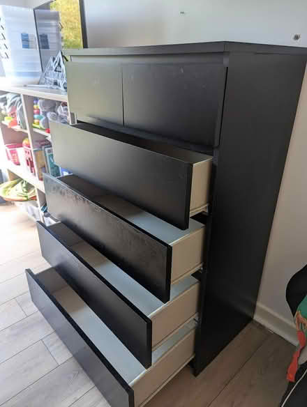 Photo of free Black IKEA drawers (S8 0NW) #2