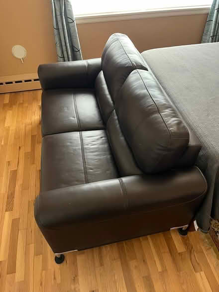 Photo of free Like New Leather Couch (Capitol Hill) #2
