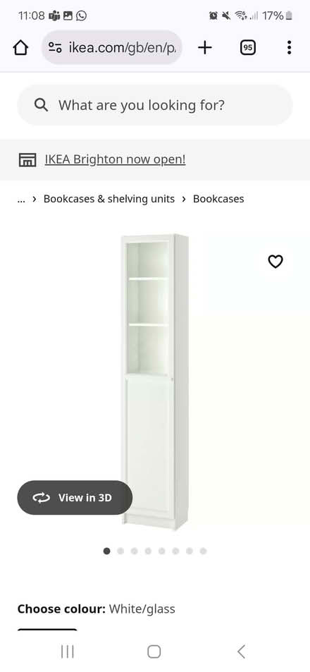 Photo of free Ikea Billy corner bookcase with doors (West Norwood SE27) #3