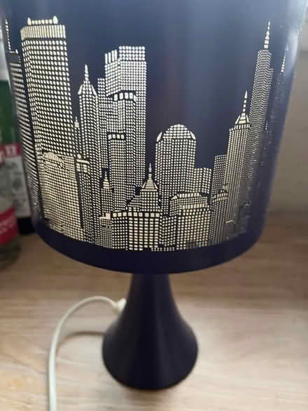 Photo of free Purple table lamp (Ashton in Makerfield WN4) #1