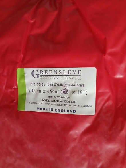 Photo of free Hot Water Tank Cylinder Jacket (S17 (Dore)) #1