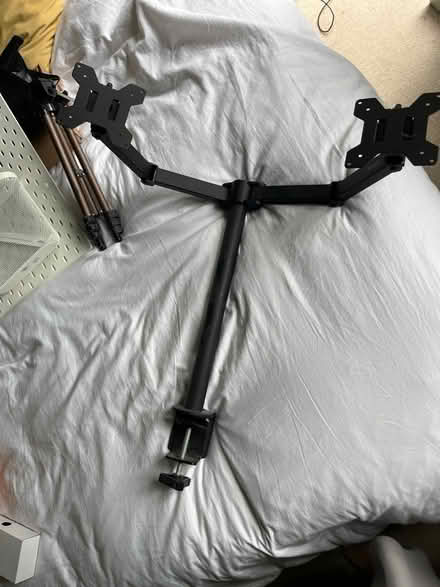 Photo of free Double monitor desk stand (Honor Oak) #2