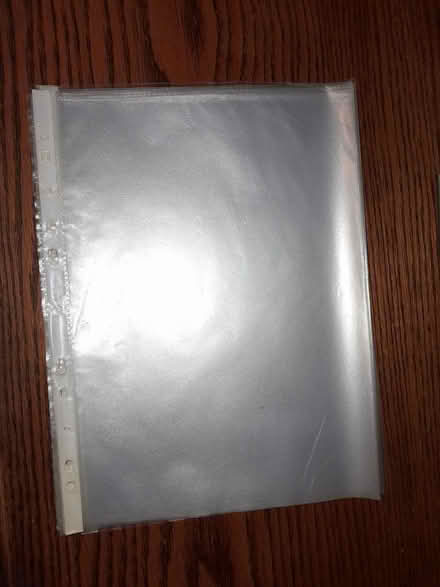 Photo of free Ring binder sleeves (Barnard's Green WR14) #1