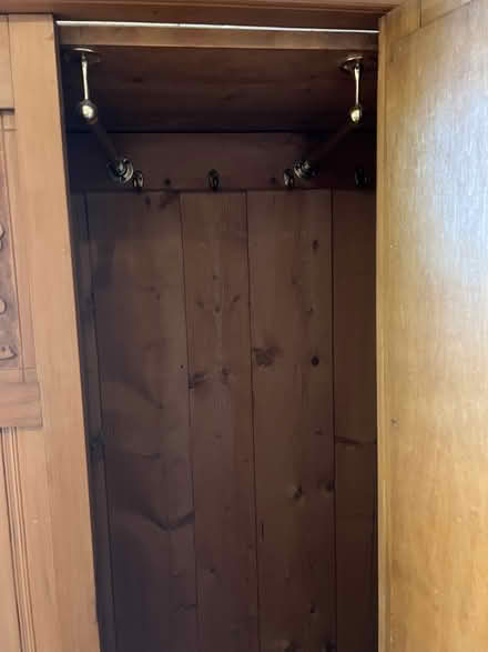 Photo of free Wooden single wardrobe (Central Worcester WR1) #2