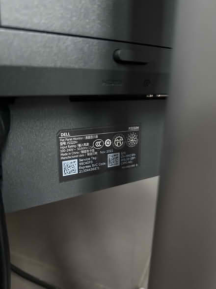 Photo of free Dell 22” Monitor (ME14 5ST) #2