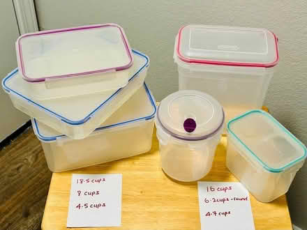 Photo of free Food containers (West San Ramon) #3