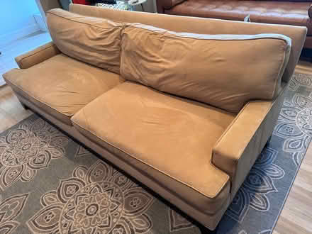 Photo of free Good condition pottery barn couch (Pleasanton -Val Vista) #1