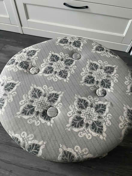 Photo of free Small round ottoman storage stool (BS7) #4