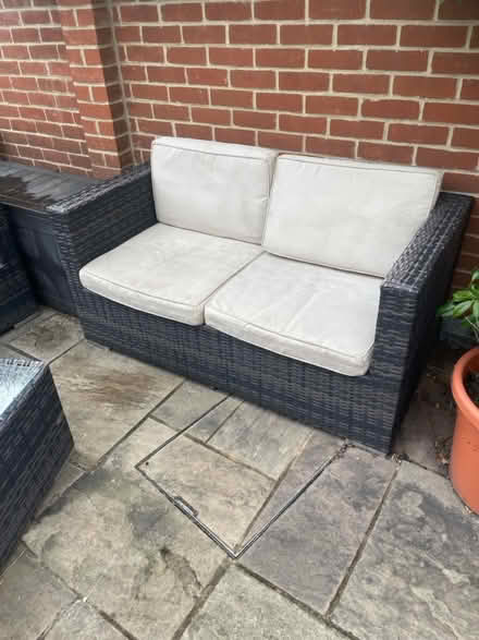 Photo of free Two rattan sofas (Weybridge KT13) #1