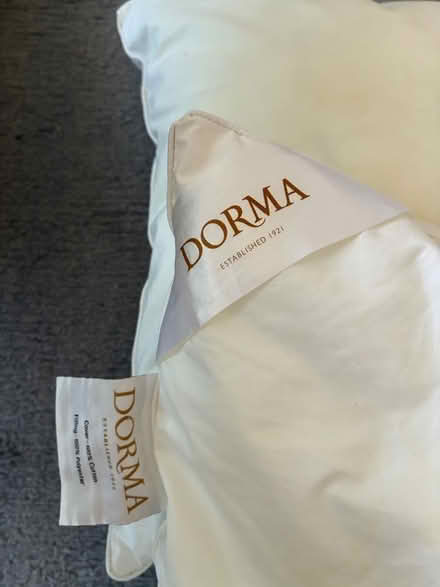Photo of free Pair of Dorma pillows - used (Lewisham, SE13) #2