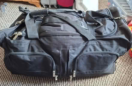 Photo of free Rockland black large holdall with wheels + extending handle (Broomridge FK7) #1