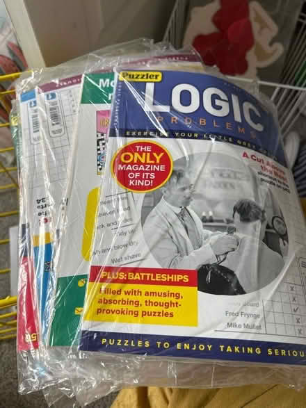 Photo of free 11 x logic problems magazines (Warwick (Nelson Lane) CV34) #1