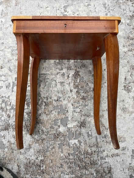 Photo of free Inlaid wooden sewing/music table (RH16) #3