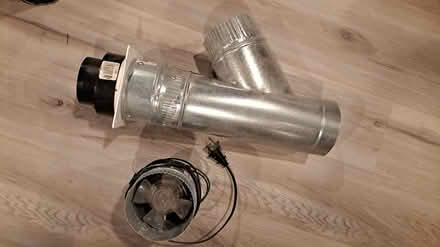 Photo of free Exhaust fan and pipe (Off of Rt 206 and Triangle Rd) #1