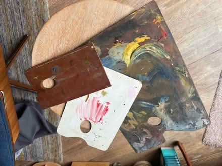 Photo of free Old plywood paintbox (Barnard's Green WR14) #3