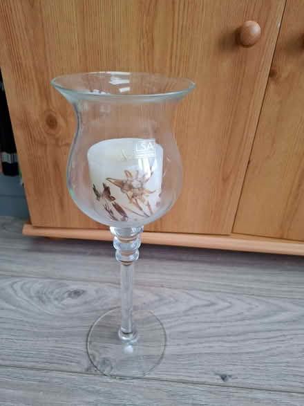 Photo of free Candle and vase (Cosham PO6) #1