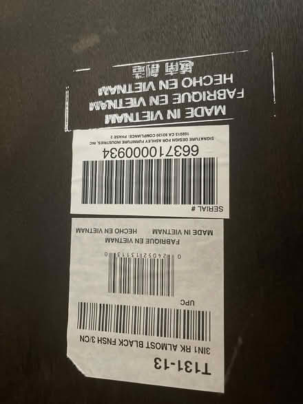 Photo of free Black Coffee table (El Sobrante) #4