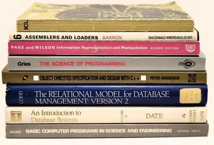 Photo of free Old Computer Science Books (Weybridge KT13) #1