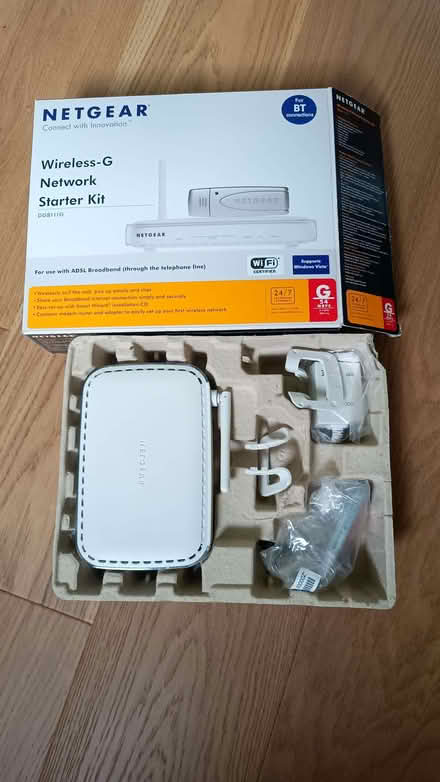 Photo of free Netgear DG834G router, circa 2007, missing power supply (New Marston OX3) #1