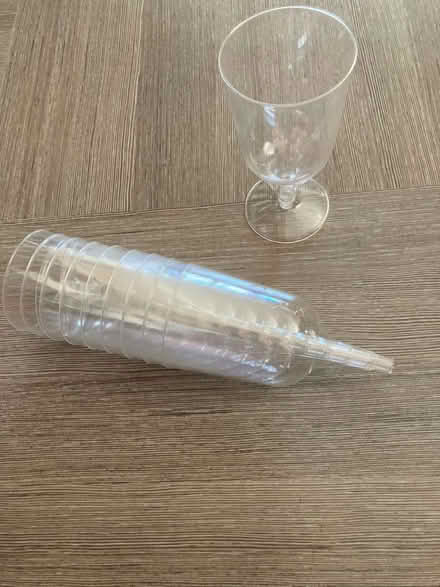Photo of free Plastic wine glasses - stackable with removable bases (Gosport PO12) #1