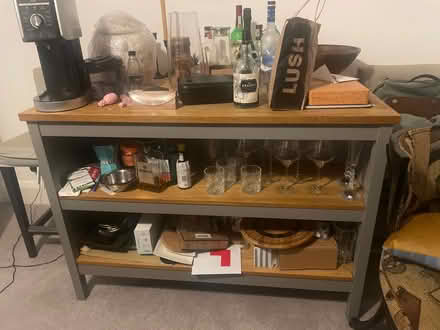 Photo of free IKEA kitchen island with bar stools (Oxford OX2) #1