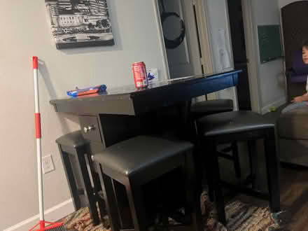 Photo of free Black table (Gulf gate) #1