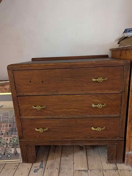 Photo of free Wooden chest of drawers (High Barnet EN5) #1