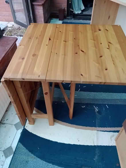 Photo of free Pine foldaway occasional table (Nailsea BS48) #1