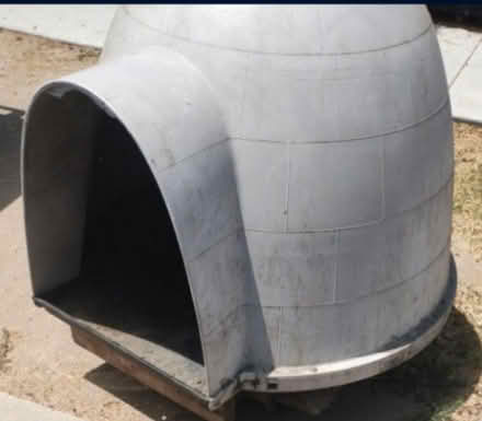 Photo of free Large plastic dog house (Montebello) #1