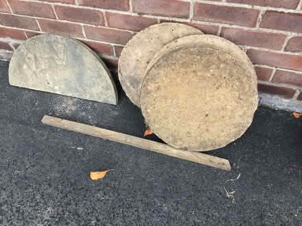Photo of free 4 Circle Stepping Stones and half (Penwortham PR1) #1