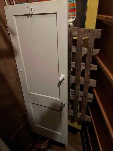 Photo of free 1938 Bathroom Door (Flower and Wayne Aves., SS) #1