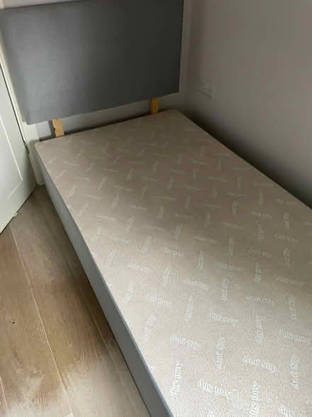 Photo of free Single bed with like new mattress (Sutton SM1) #1