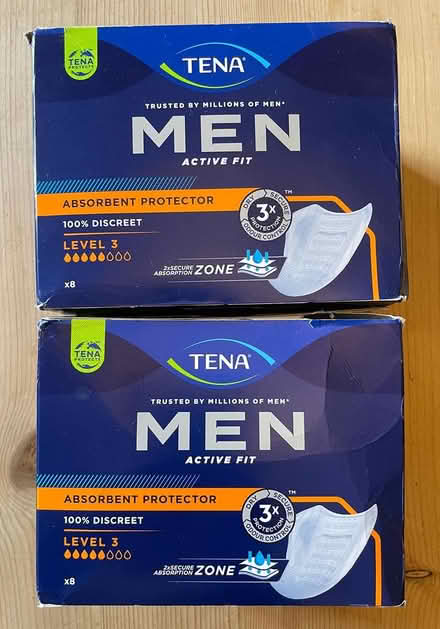 Photo of free Tena Men Active Fit Protector Pads (Hemel Hempstead, HP1) #1