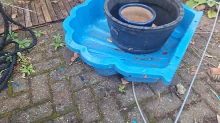 Photo of free Barrel pot, sand/water shells (BR1 Bromley/Downham) #2