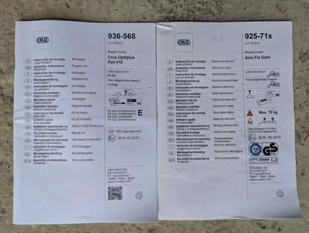 Photo of free Set of Cruz roof bars (Battledown GL53) #2