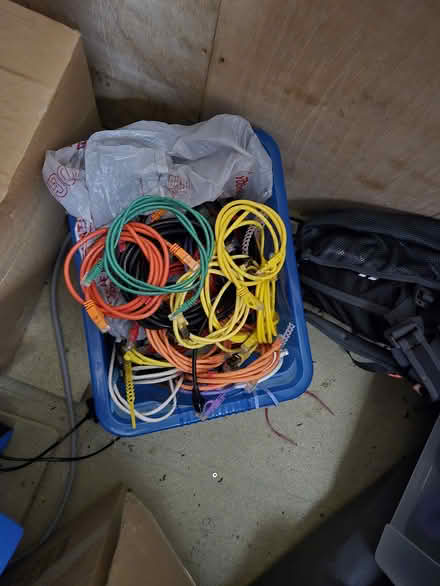 Photo of free Box of ethernet cat 5 cables (Kemsing TN15) #1