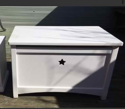 Photo of free Child’s White wooden ottoman (Bicknacre CM3) #1