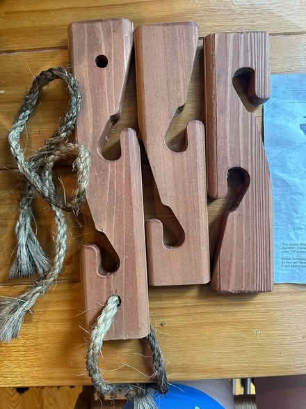 Photo of free Wooden device for hanging plants (Ossining) #2
