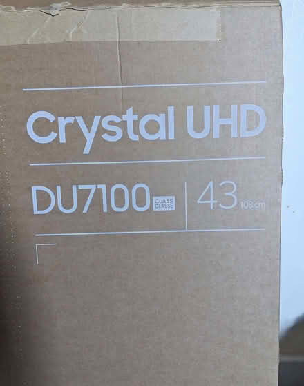 Photo of free Box for Samsung DU7100 43" 108cm. (PL4) #2