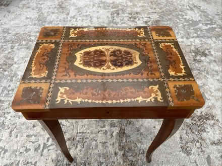 Photo of free Inlaid wooden sewing/music table (RH16) #2