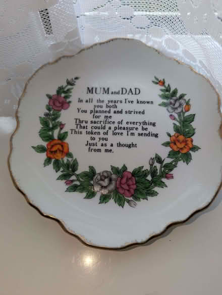 Photo of free Mum and dad wallplate (Broughton MK10) #1